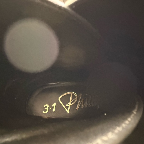 3.1 Phillip Lim Glossy Black Ankle Boots THE MOST AMAZING LEATHER - Picture 9 of 13